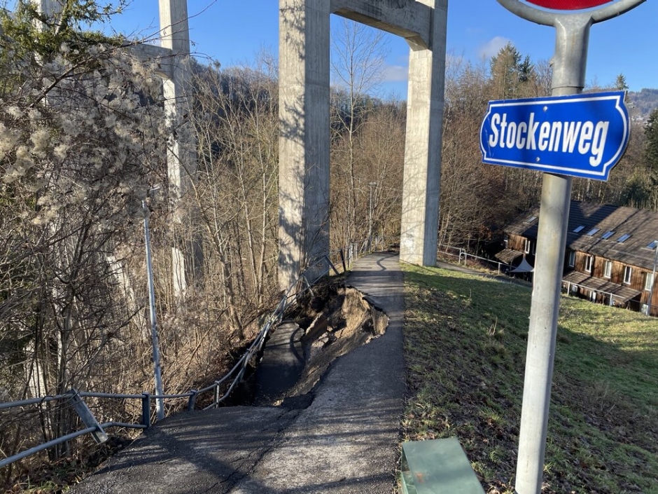 Erdrutsch Stockenweg